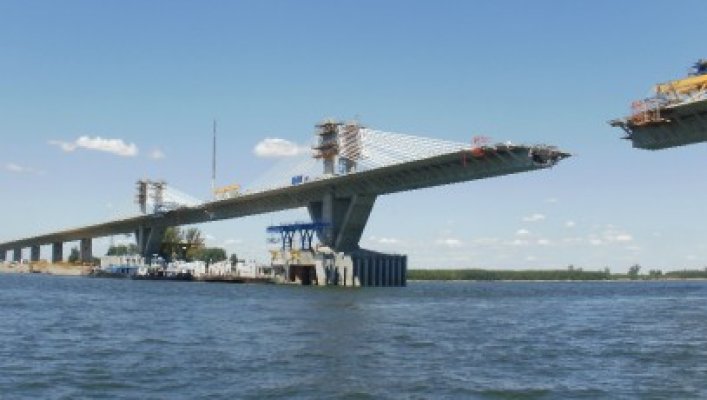 Bugetul MT, suplimentat pentru exploatarea podului Calafat - Vidin